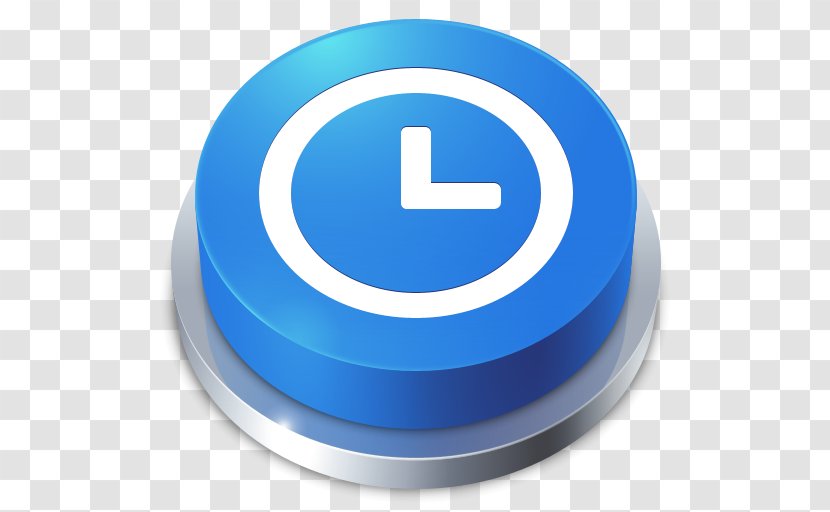 Computer Icon Brand Trademark Electric Blue - Perspective Button Time Transparent PNG