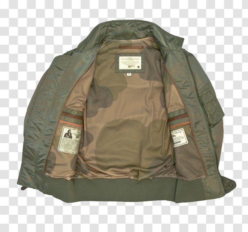 Jacket Khaki Sleeve Pattern - Usaf Flight Jackets Transparent PNG