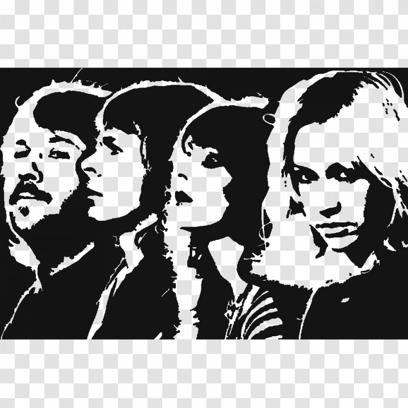 ABBA: The Museum Treasures Greatest Hits Best Of ABBA - Human Behavior - Great Wall Silhouette Transparent PNG