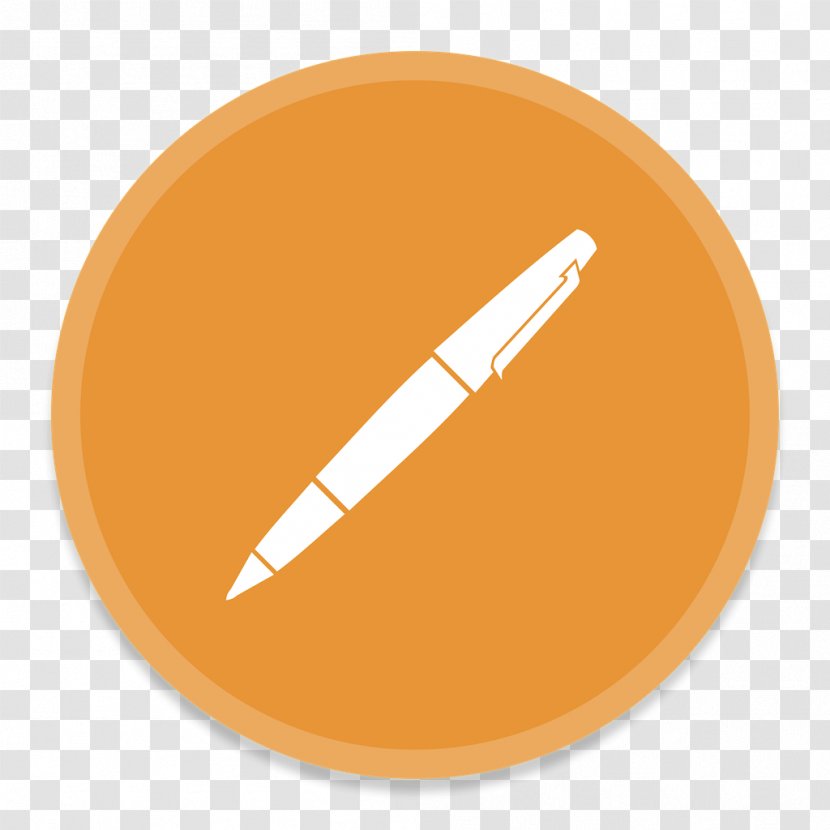 Orange Font - Android - Pages Transparent PNG