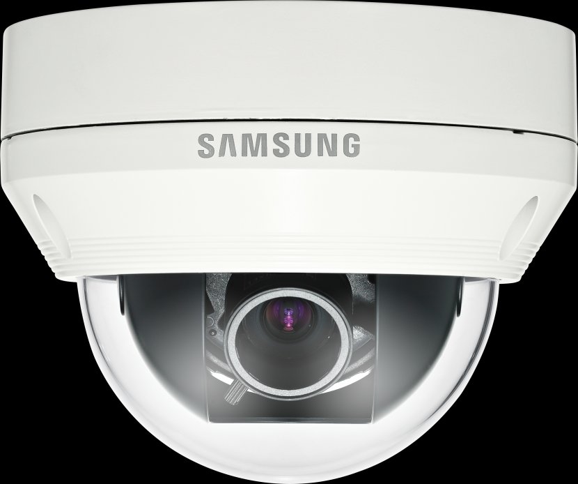 Samsung Galaxy Camera Closed-circuit Television Hanwha Techwin Beyond Series SCV-5083 1.3MP Vandal-Resistant Outdoor Dome Aerospace - Surveillance Transparent PNG