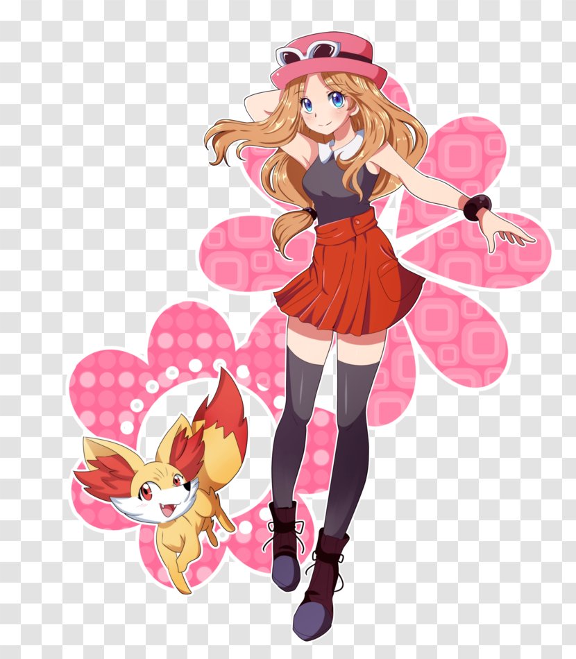 Pokémon X And Y Serena Sun Moon Crystal Platinum - Flower - Pikachu Transparent PNG