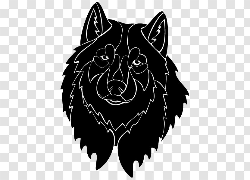 Whiskers Cat Black Wolf - Drawing Transparent PNG