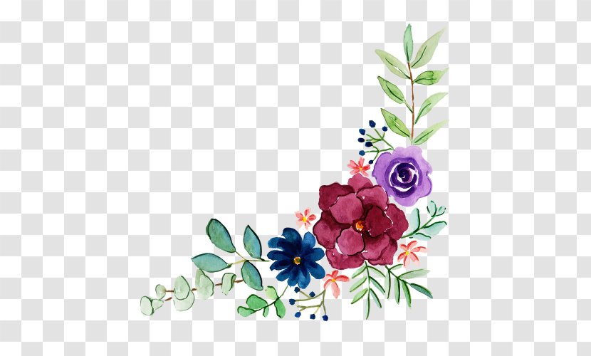 Flowers Wedding Invitation Watercolor - Branch - Anemone Flower Arranging Transparent PNG