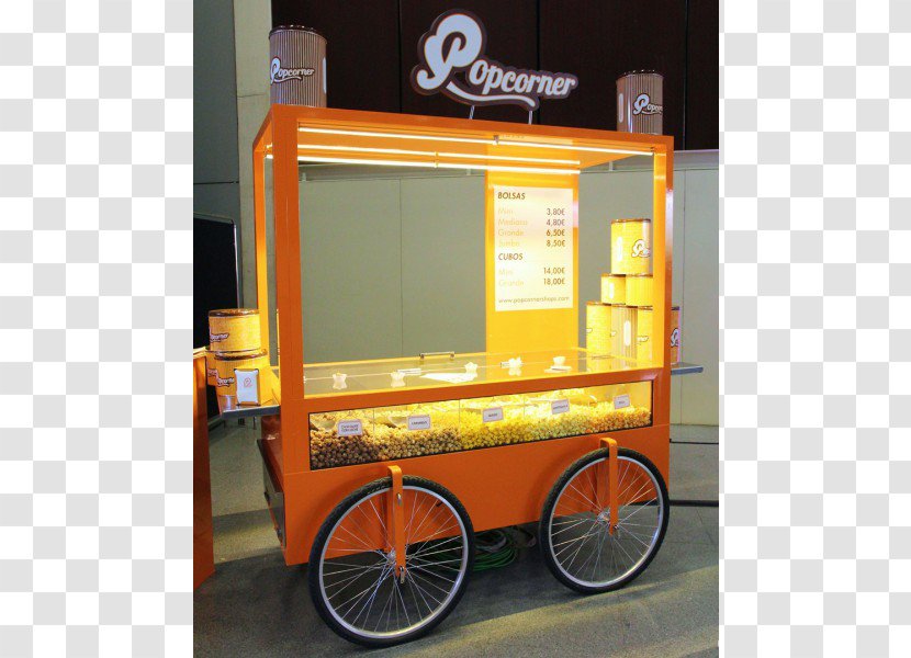 Shelf Vehicle Machine - Popcorn Transparent PNG
