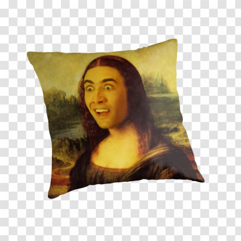 I, Mona Lisa Musée Du Louvre Leonardo Da Vinci The Last Supper - Cushion - Painting Transparent PNG