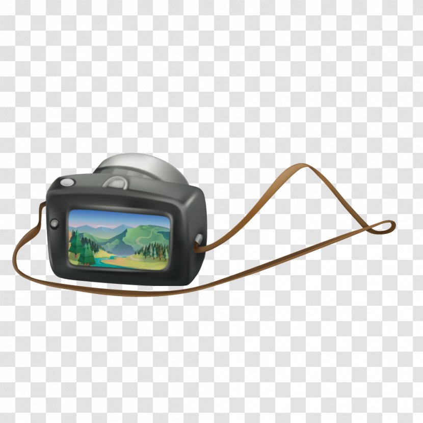 Camera - Cartoon - Vector Model Transparent PNG