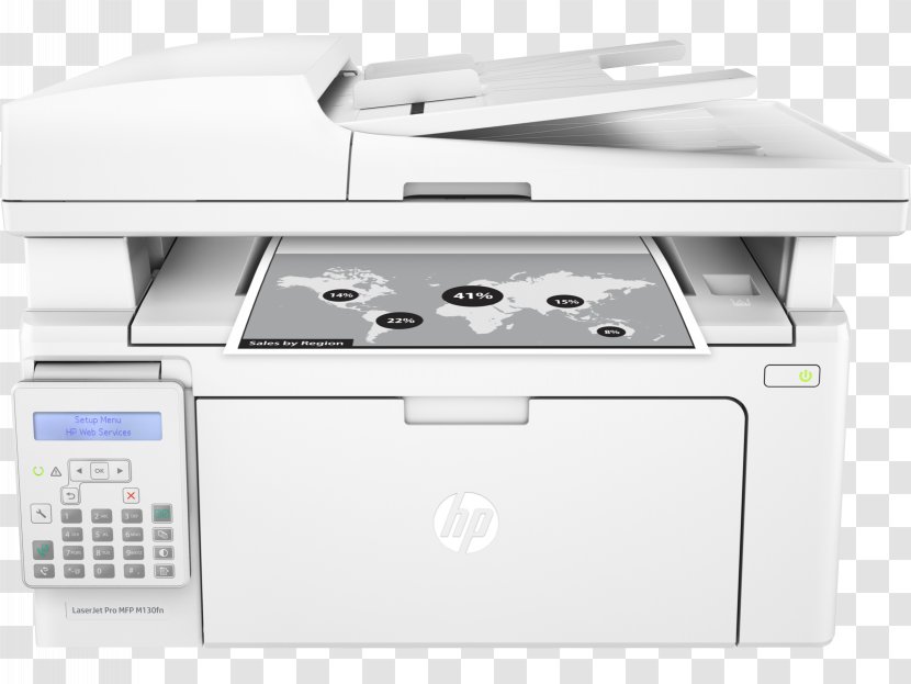 Hewlett-Packard Multi-function Printer HP LaserJet Pro M130 - Device Driver - Multifunction Transparent PNG