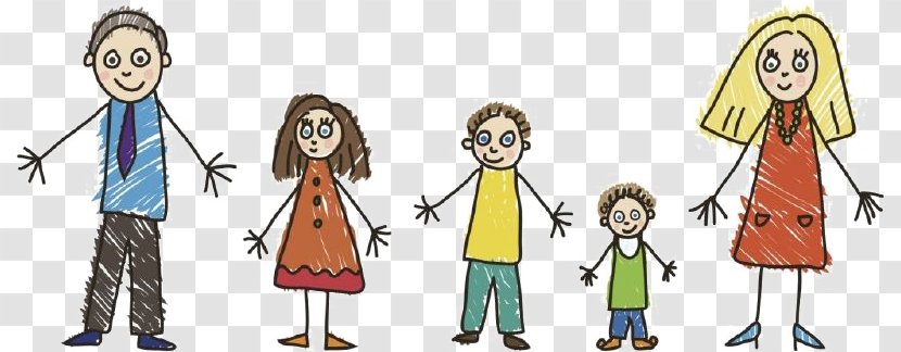 Drawing Family Vector Graphics Child Royalty-free - Tree Transparent PNG