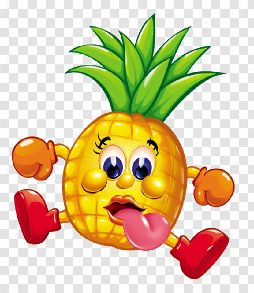 Pineapple Cartoon Auglis - Vegetable Transparent PNG