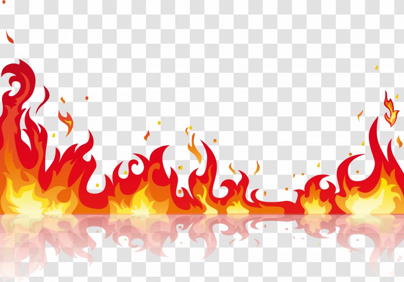 Flame Clip Art - Tree - Fire Transparent PNG