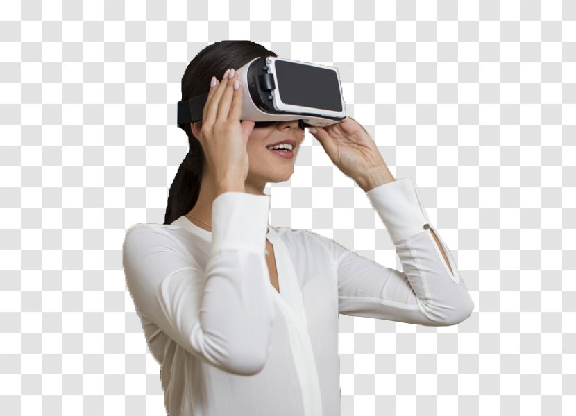 Virtual Reality Samsung Gear VR Oculus Rift - World - Yellow Polygon Transparent PNG