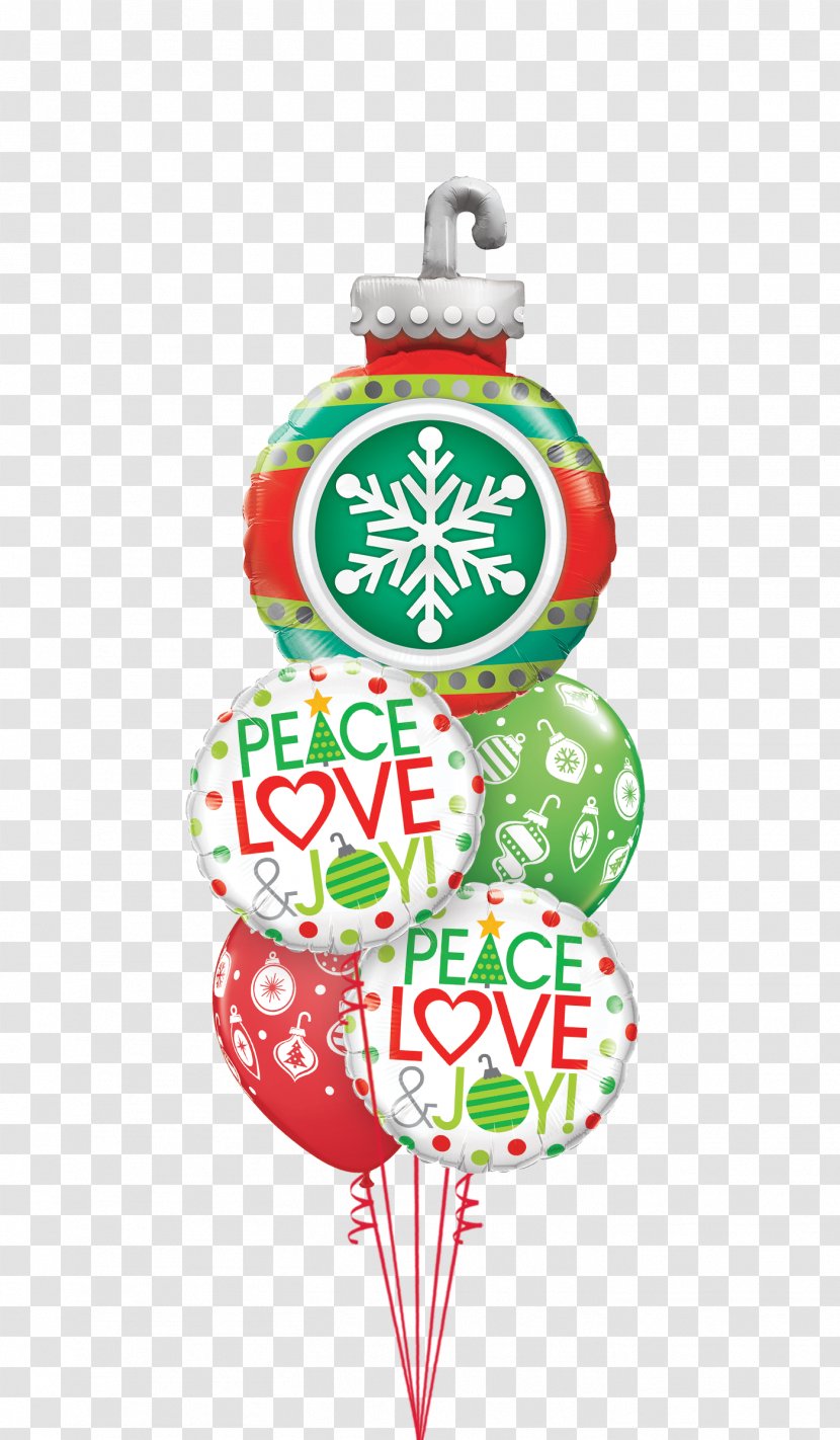 Christmas Ornament Balloon Qualatex Day Gift Transparent PNG