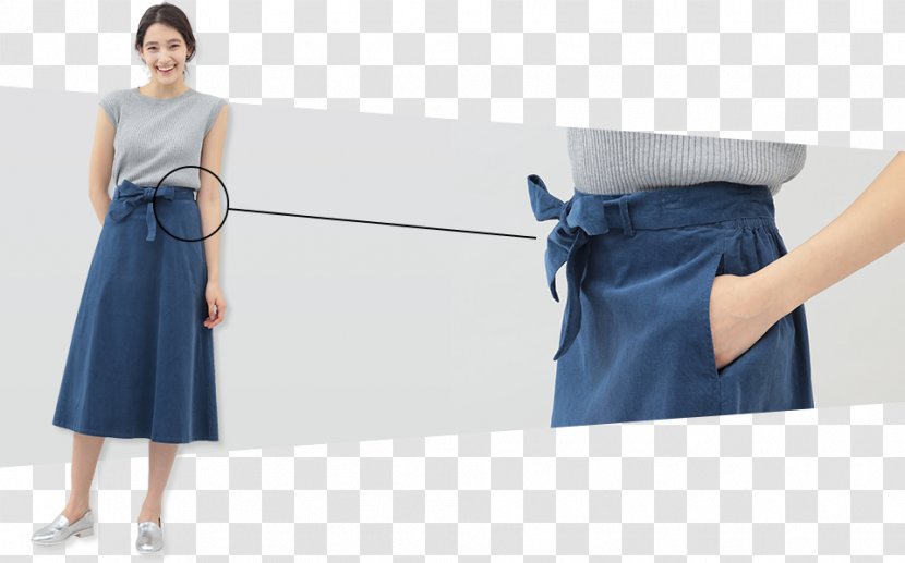 Dress Clothing Electric Blue Skirt Fashion - Tree - Ribbon Stripe Transparent PNG