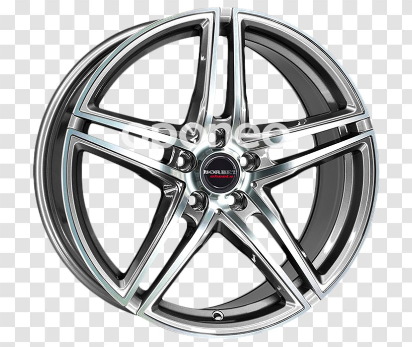 Car Volkswagen Alloy Wheel BORBET GmbH Rim - Sizing Transparent PNG