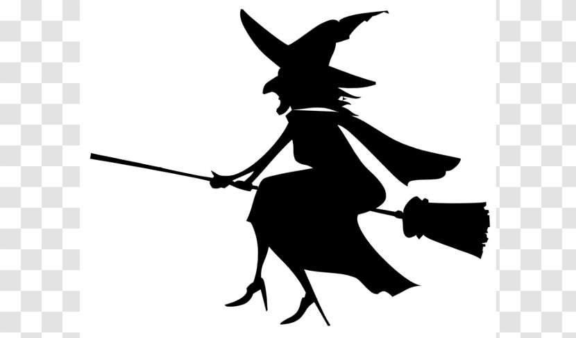 Witchcraft Black And White Halloween Clip Art - Blog - Witches Cliparts Transparent PNG