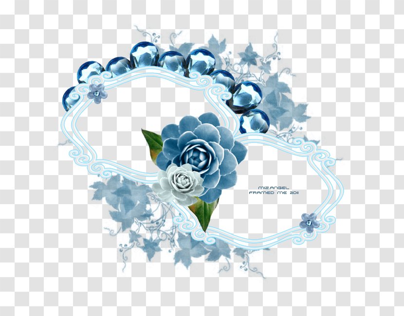 Blue Rose Floral Design Cut Flowers Desktop Wallpaper - Computer Transparent PNG
