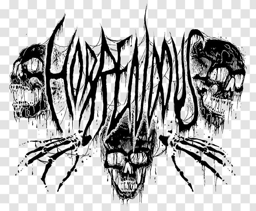 Horrendous Death Metal Season Of Mist Ecdysis Black - Monochrome Photography - Art Transparent PNG