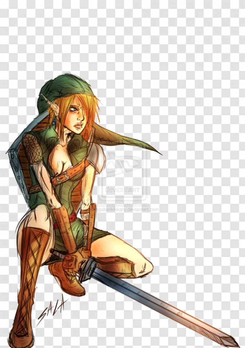 Cartoon The Woman Warrior Weapon - Heart - Legend Of Zelda Transparent PNG