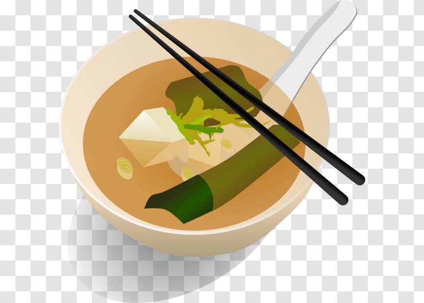 Miso Soup Japanese Cuisine Breakfast Sashimi Clip Art - Bowl Transparent PNG