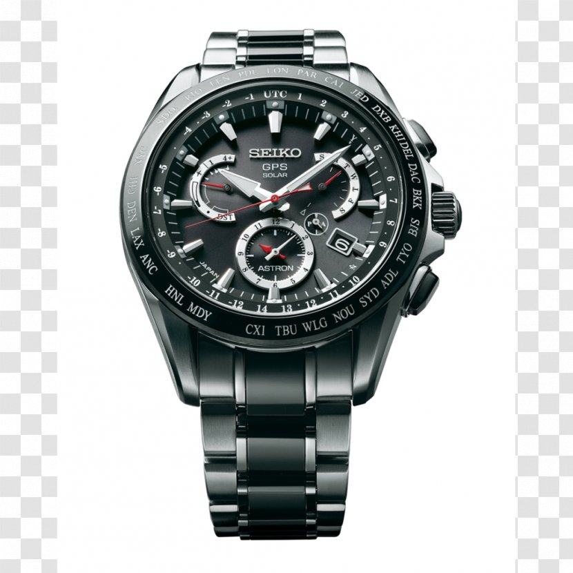 Astron Seiko Solar-powered Watch Jewellery - Clock Transparent PNG