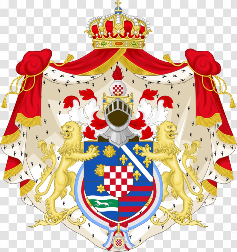 Coat Of Arms Luxembourg Grand Duchy Kingdom Cyprus - National - Crest Transparent PNG