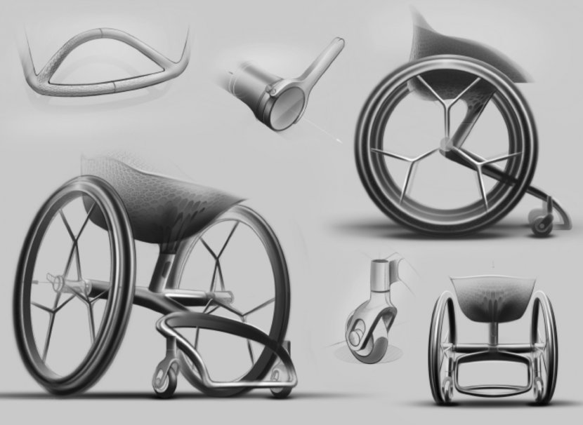 Wheelchair 3D Printing Prototype Design Studio - Materialise Nv Transparent PNG