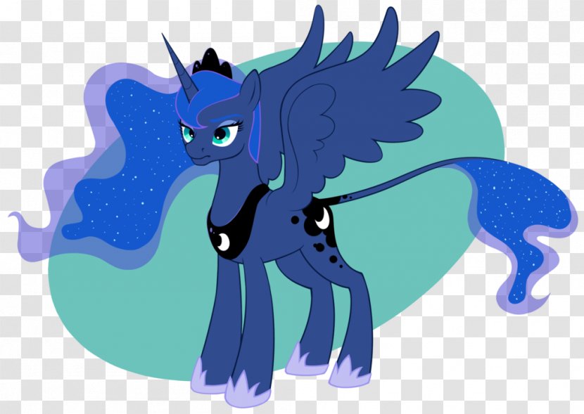 Horse Teal Aqua Purple Cobalt Blue - Mammal - Unicorn Head Transparent PNG