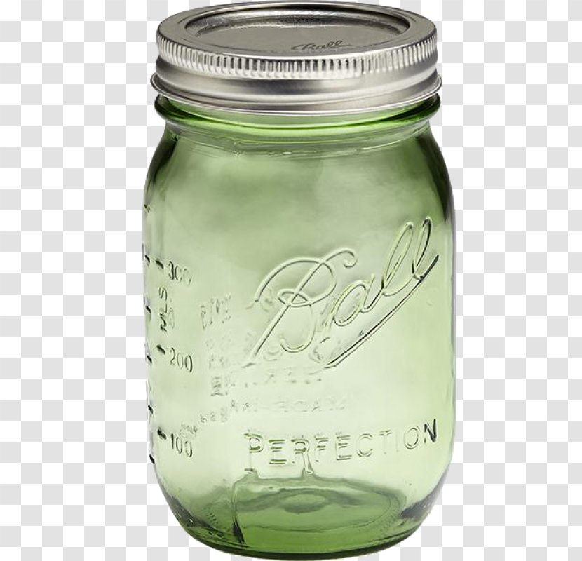 Mason Jar Ball Corporation Glass Lid Transparent PNG
