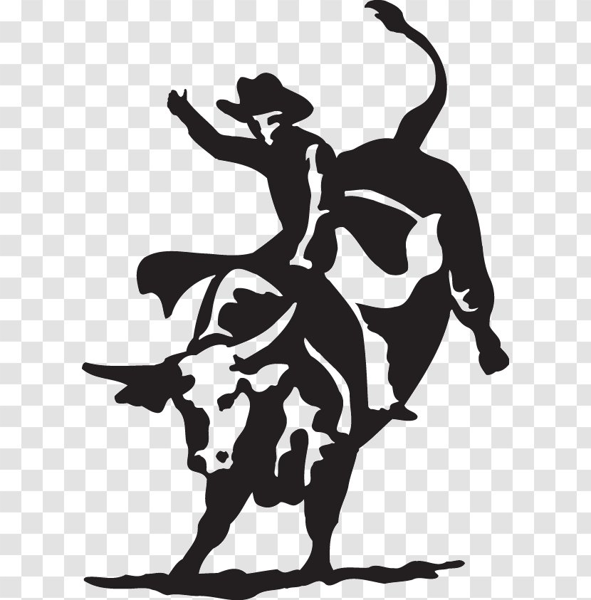 Clip Art Bull Riding Rodeo Openclipart Drawing - Bucking Transparent PNG