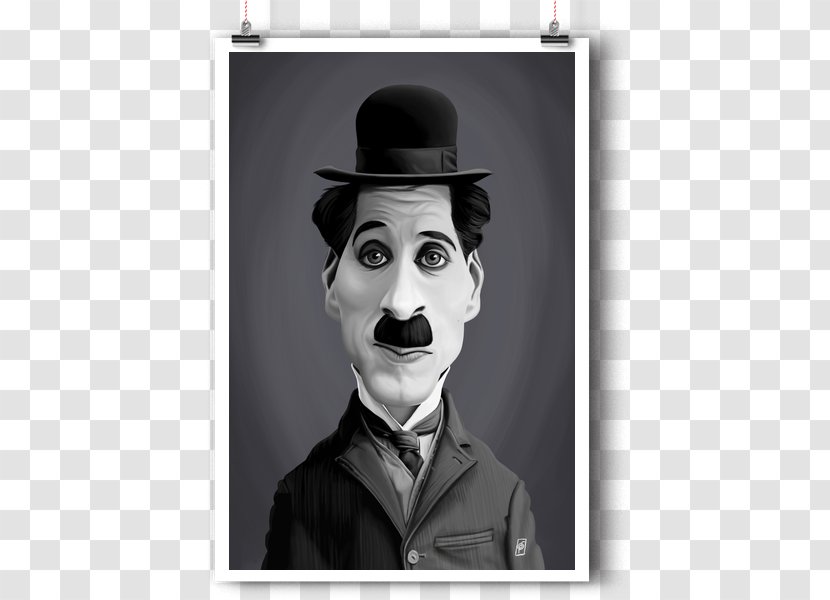 Charlie Chaplin The Kid Tramp Art Poster Transparent PNG