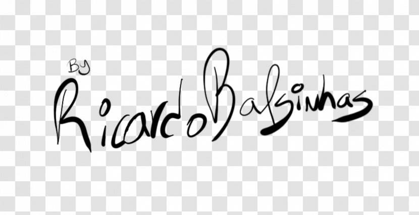Logo Brand Calligraphy Handwriting Font - Black - Line Transparent PNG