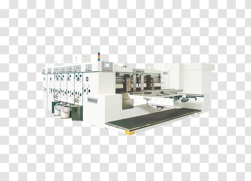 Machine Flexography Printing Corrugated Fiberboard Printer - Industry - Europe Transparent PNG