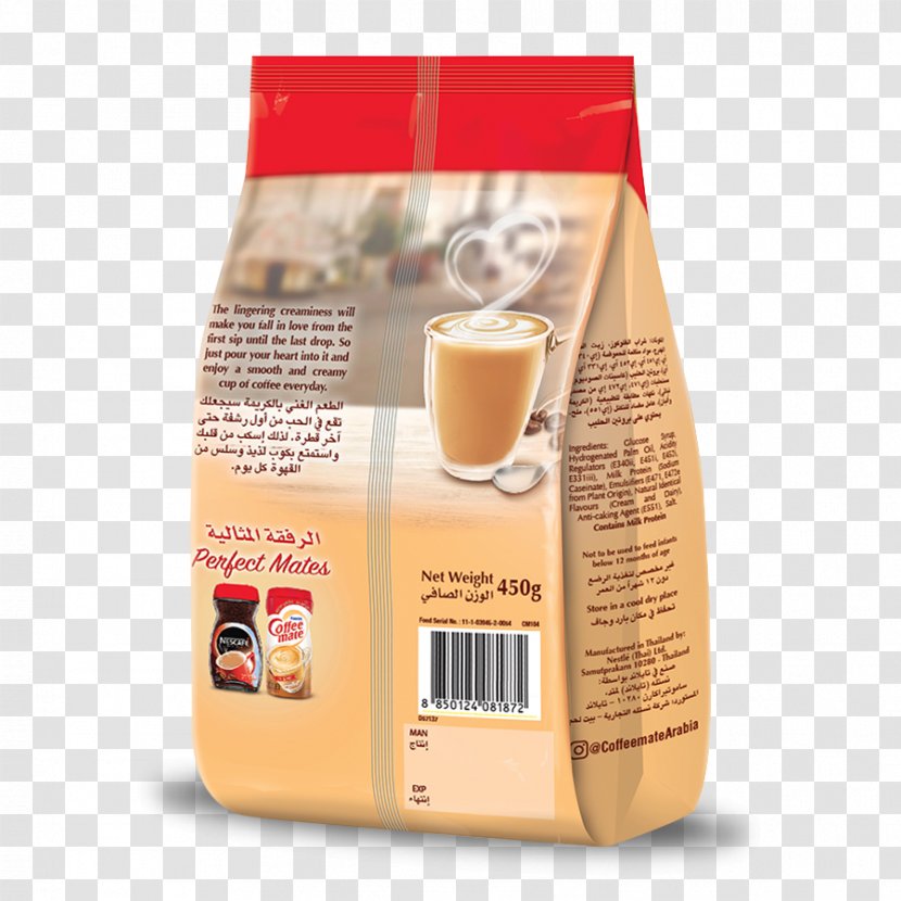 Instant Coffee White Milk Coffee-Mate - Coffeemate Transparent PNG