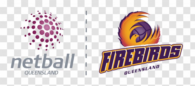 Queensland Firebirds Logo Netball Australia Graphic Design - Text - Boy Playing Transparent PNG