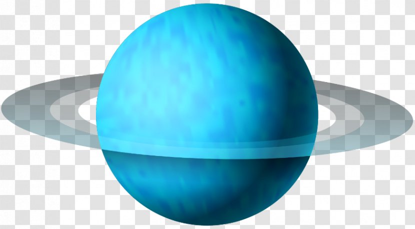 Space! Uranus Planet Clip Art - Aqua Transparent PNG