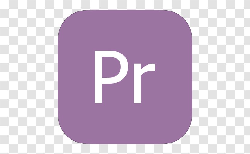 Purple Text Brand - Computer Software - MetroUI Apps Adobe Premiere Transparent PNG