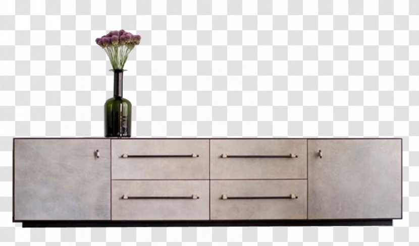 Table Sideboard Interior Design Services Furniture - Fashion Vase On Cupboard Transparent PNG