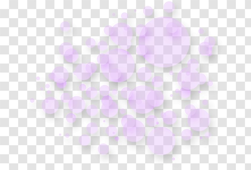 Petal Pattern - Lavender - Purple Bubble Floating Transparent PNG