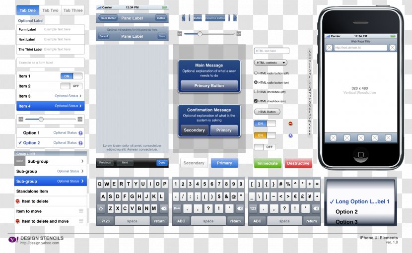 IPhone 5 Website Wireframe Graphical User Interface - Computer Program - Android Transparent PNG
