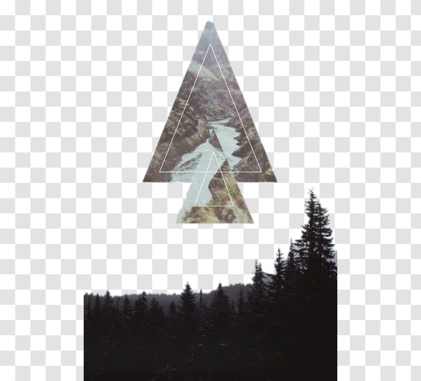 Graphic Design Photography Illustration - Pyramid - Forest Triangular Pattern Transparent PNG