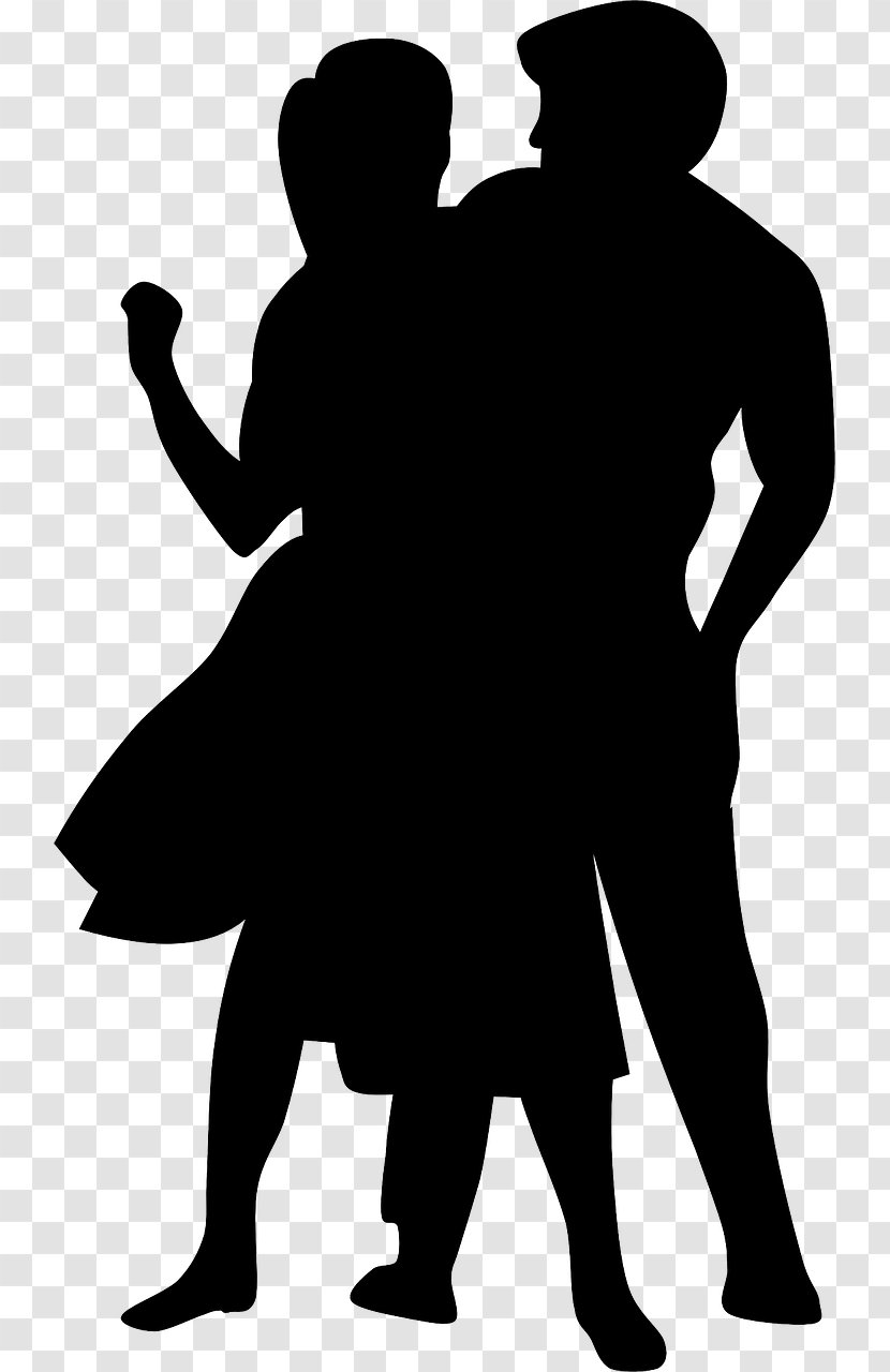 Dance Classic Clip Art - Human - Couple Silhouette Transparent PNG