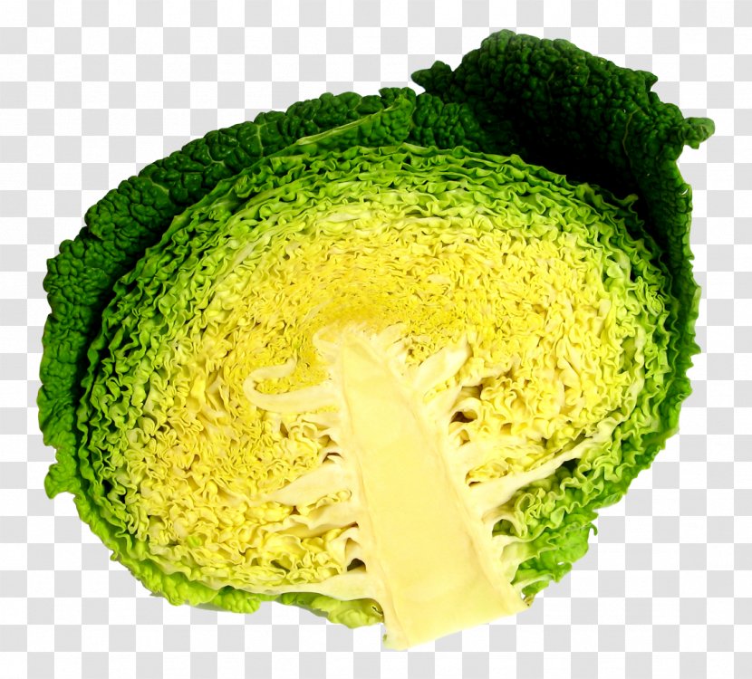 Broccoli Cabbage Vegetarian Cuisine - Vegetable - Half Transparent PNG