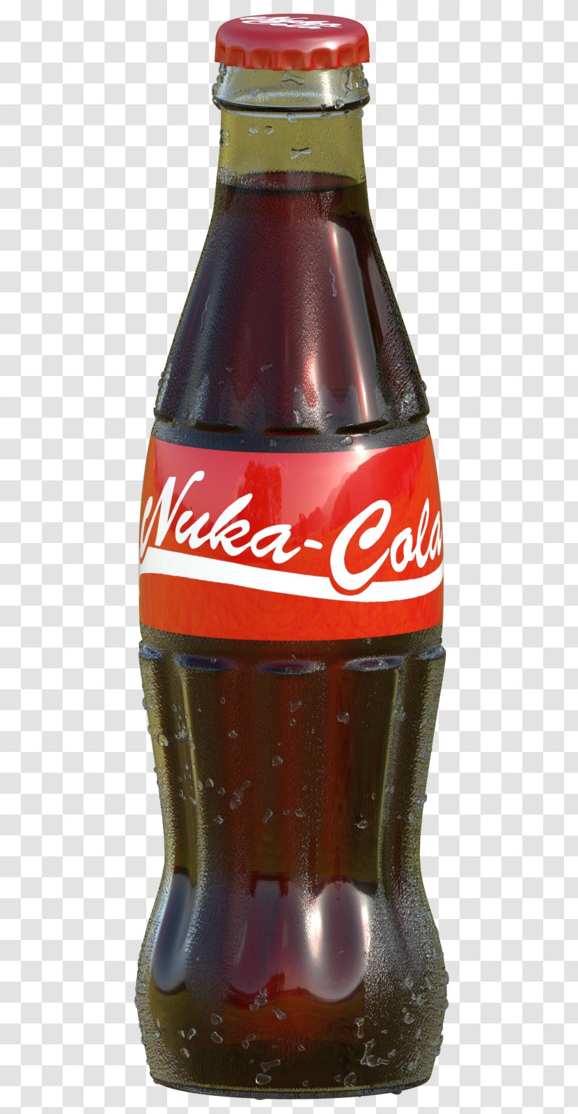 Fallout 4 Bottle Cap Glass - Cola Swirl Transparent PNG