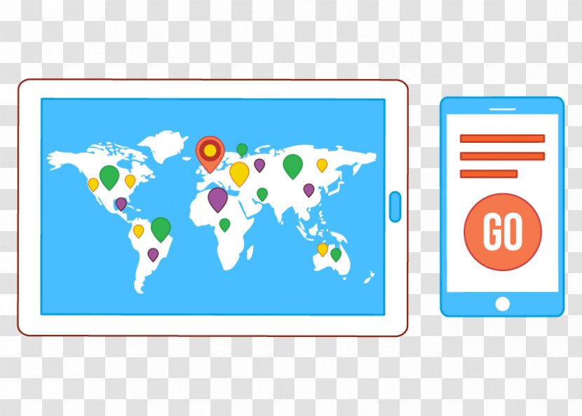 Globe Travel Icon - Area - Vector Tablet Computer Phone Free Downloads Transparent PNG