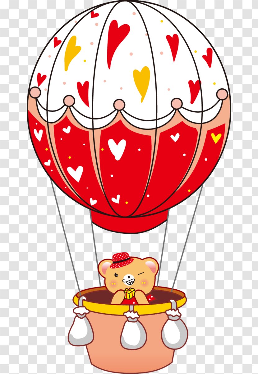 Cartoon Balloon Clip Art - Food - Hot Air Transparent PNG
