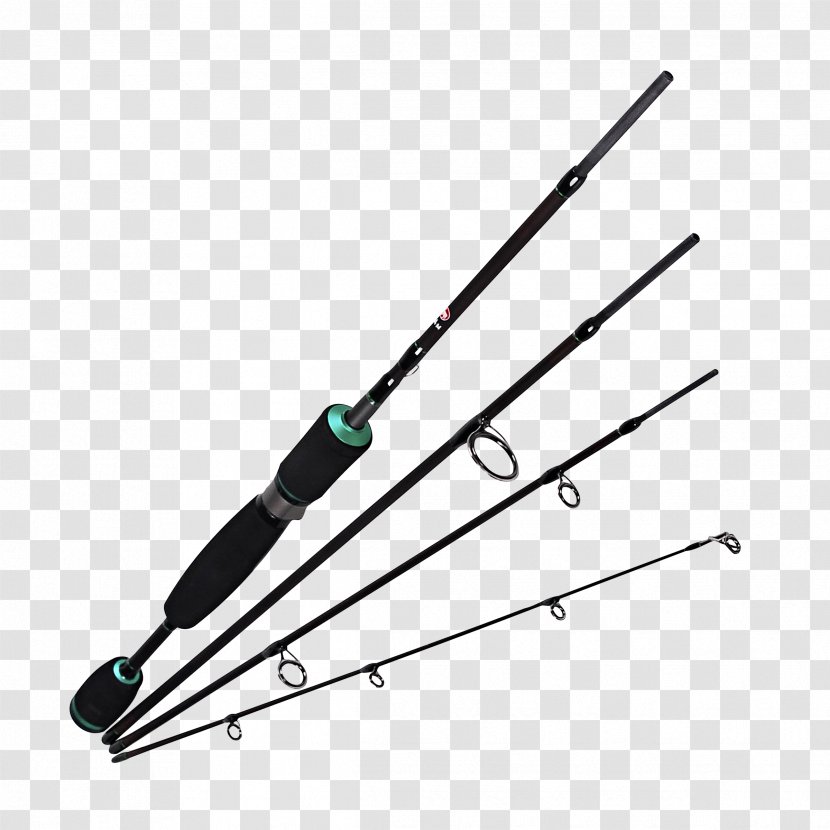 Recreational Fishing Spin Largemouth Bass Rods Tackle - Point - Pole Transparent PNG