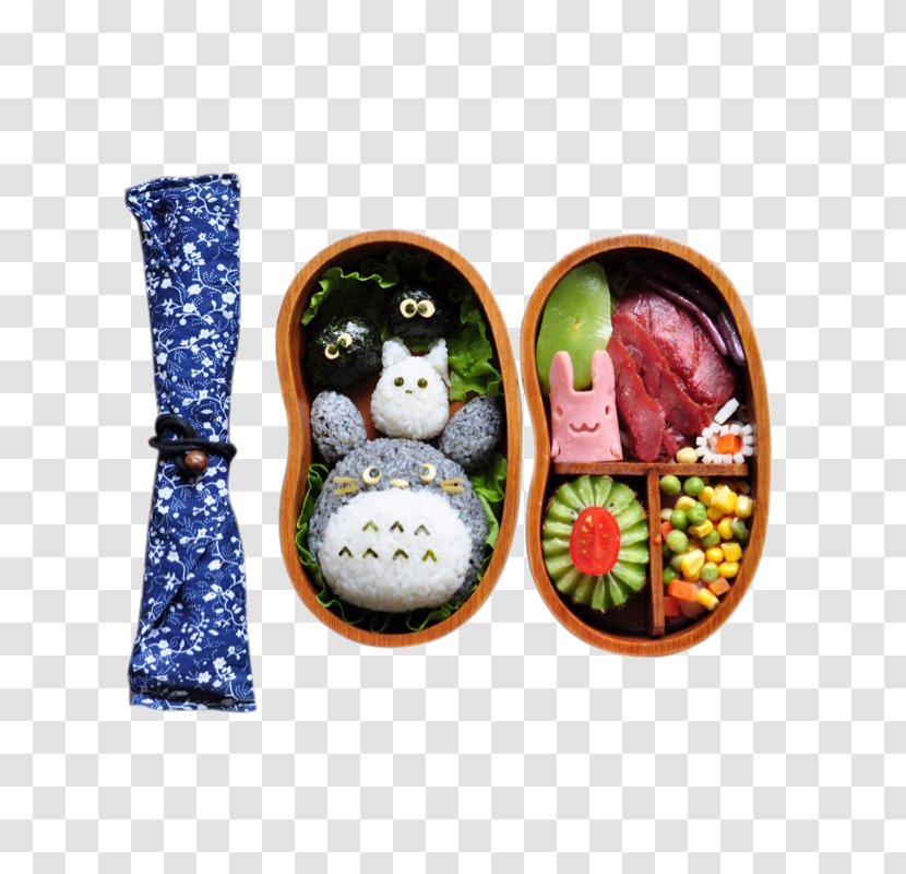 Bento Onigiri Japanese Cuisine Sushi Lunch - Meal - Box Transparent PNG