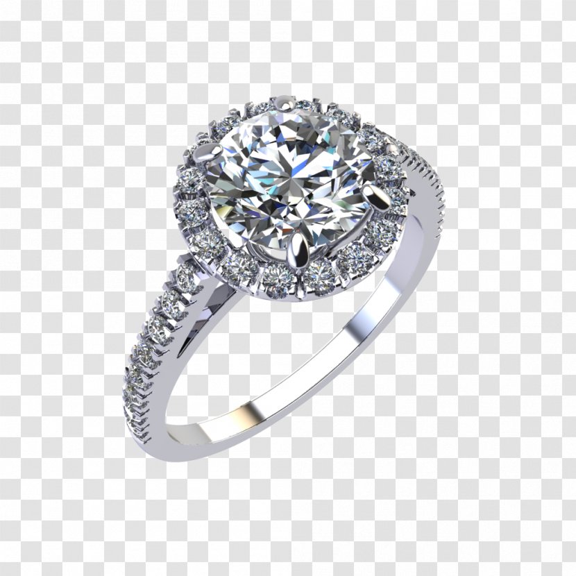 Wedding Ring Gold Engagement Moissanite - Ceremony Supply - Jewellery Shop Transparent PNG