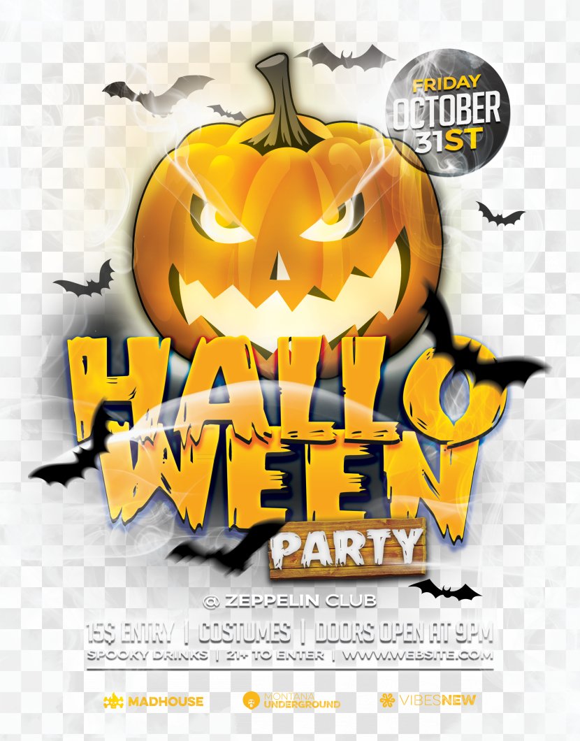 Halloween Poster - Calabaza Transparent PNG
